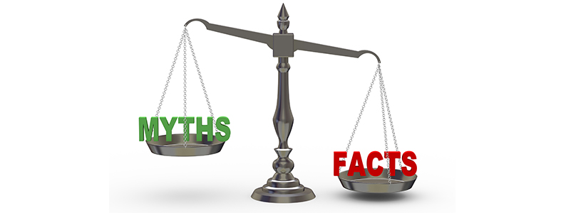 Myths vs facts on a scale